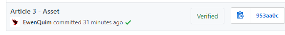 (Signed commit on Github)